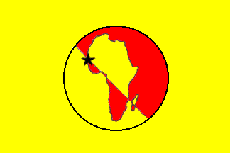 [Parti Africain pour la D�mocratie et le Socialisme - African Party for Democracy and Socialism flag]